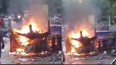 Minor raped in Ghaziabad, angry mob vandalises shops, sets .